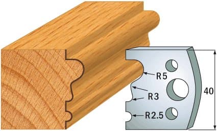 PAIR KNIVES HL 40x4mm - 691.033