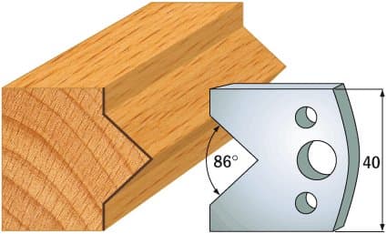 PAIR KNIVES HL 40x4mm - 691.034