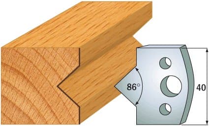 PAIR KNIVES HL 40x4mm - 691.035