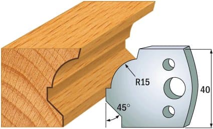 PAIR KNIVES HL 40x4mm - 691.037
