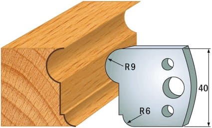 PAIR KNIVES HL 40x4mm - 691.055