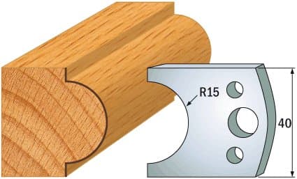 PAIR KNIVES HL 40x4mm - 691.066
