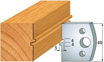 PAIR KNIVES HL 40x4mm - 691.074