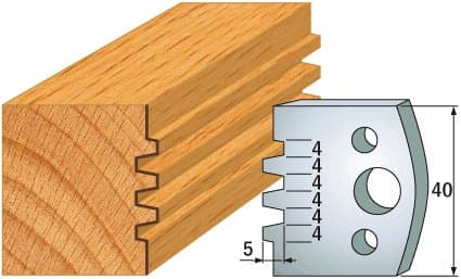 PAIR KNIVES HL 40x4mm - 691.076