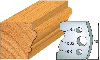 PAIR KNIVES HL 40x4mm - 691.081