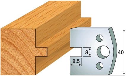 PAIR KNIVES HL 40x4mm - 691.095
