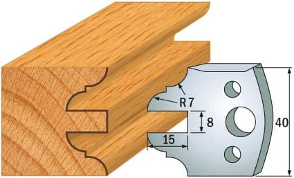 PAIR KNIVES HL 40x4mm - 691.099