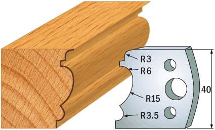 PAIR KNIVES HL 40x4mm - 691.104