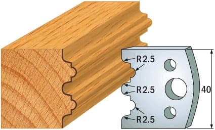PAIR KNIVES HL 40x4mm - 691.108
