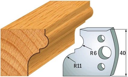 PAIR KNIVES HL 40x4mm - 691.111