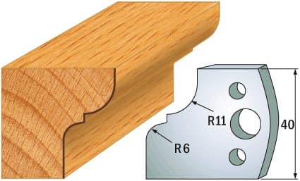 PAIR KNIVES HL 40x4mm - 691.112