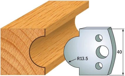 PAIR KNIVES HL 40x4mm - 691.118
