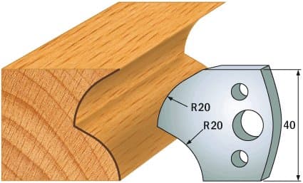 PAIR KNIVES HL 40x4mm - 691.120