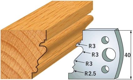 PAIR KNIVES HL 40x4mm - 691.122