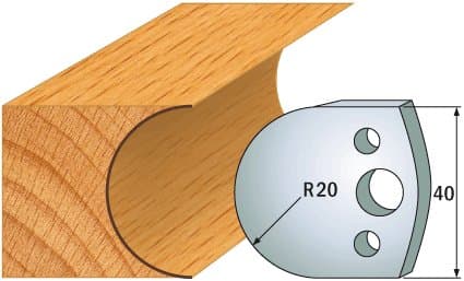 PAIR KNIVES HL 40x4mm - 691.130