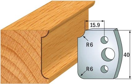 PAIR KNVIES HL 40X4mm - 691.173