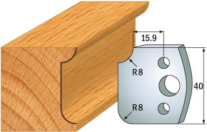 PAIR KNIVES HL 40X4mm - 691.174