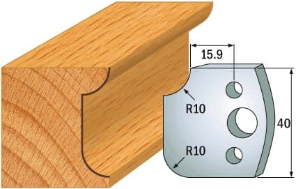 PAIR OF KNIVES HL 40X4mm - 691.175