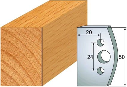 PAIR KNIVES HL 50x4mm - 691.500
