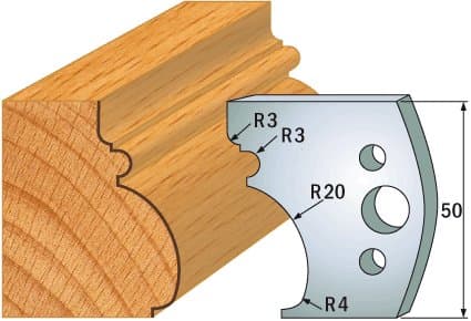 PAIR KNIVES HL 50x4mm - 691.501