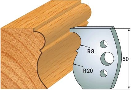 PAIR KNIVES HL 50x4mm - 691.502