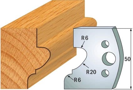 PAIR KNIVES HL 50x4mm - 691.505