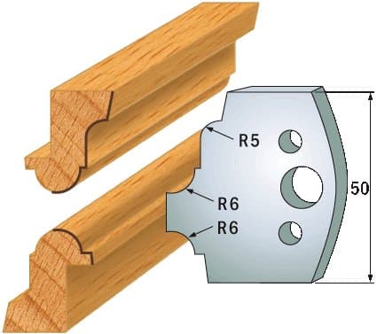 PAIR KNIVES HL 50x4mm - 691.542