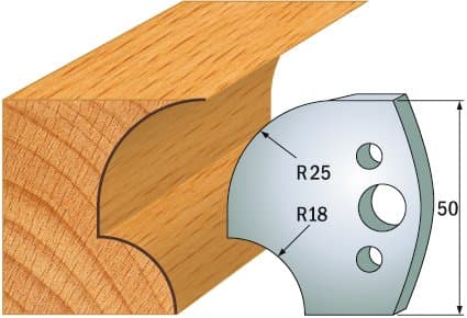 PAIR KNIVES HL 50x4mm - 691.549
