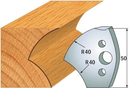 PAIR KNIVES HL 50x4mm - 691.550