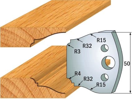 PAIR KNIVES HL 50X4mm - 691.568