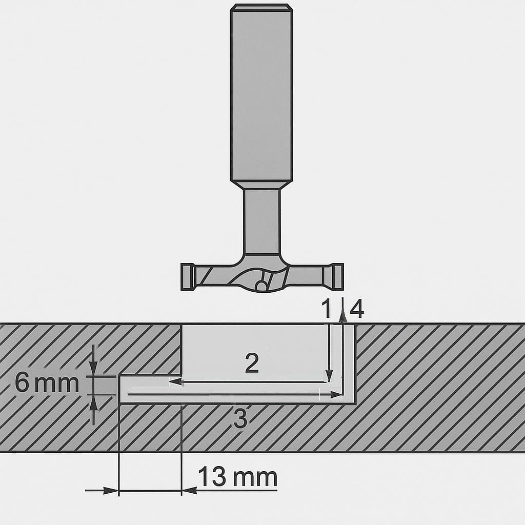 Profiling end mill