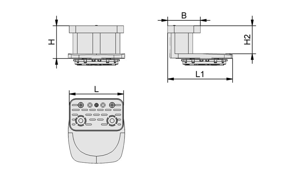 VCBL-B Vacuum Blocks 120x50