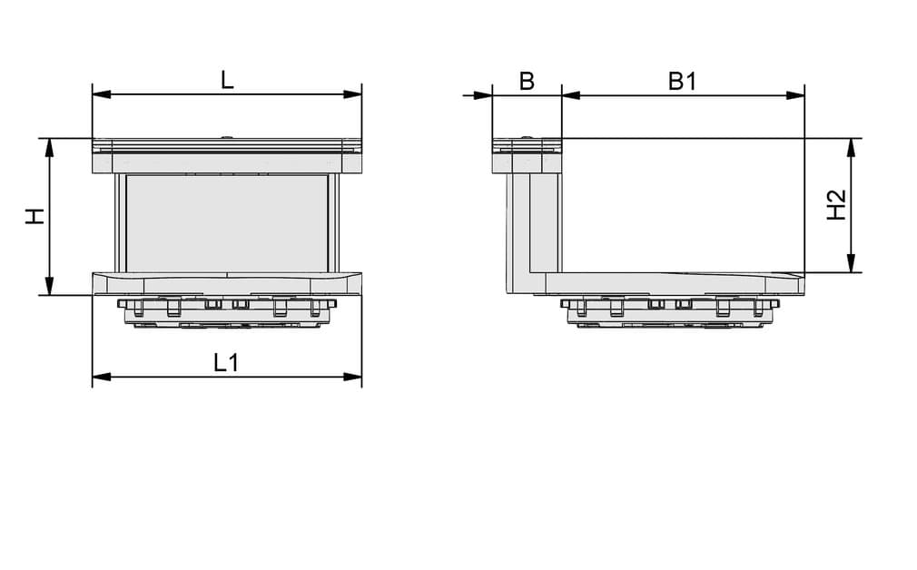 VCBL-B Vacuum Blocks 130x30