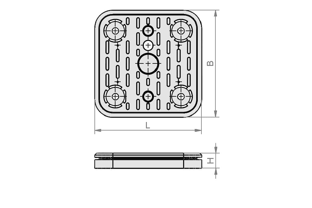 Bottom Suction Plates