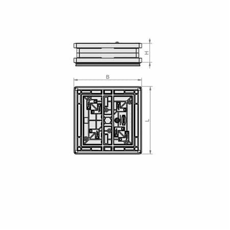 VCBL-R Vacuum blocks 160x160