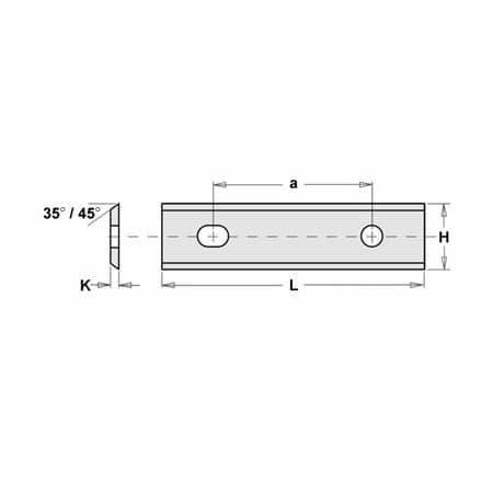 Two-edge, two-hole interchangeable knives (3)